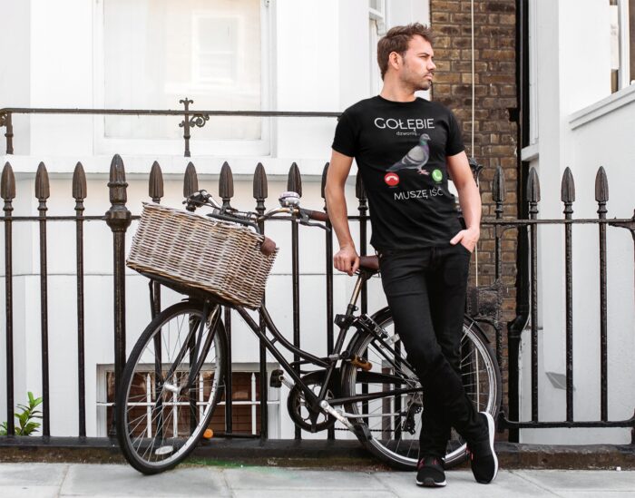 Koszulka T-shirt PREZENT DLA GOŁĘBIARZA- koszulka z nadrukiem - obrazek 4