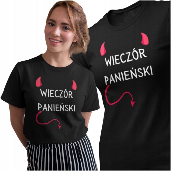 WIECZÓR PANIEŃSKI- koszulka z nadrukiem - obrazek 2