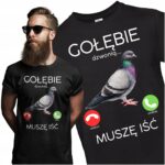 Koszulka T-shirt PREZENT DLA GOŁĘBIARZA- koszulka z nadrukiem - obrazek 2