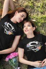 SUPER MAMA- koszulka z nadrukiem - obrazek 3