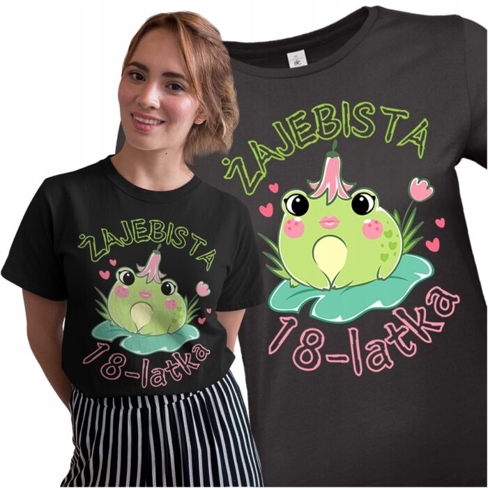 ŻAJEBISTA z dowolnym wiekiem- koszulka z nadrukiem - obrazek 2