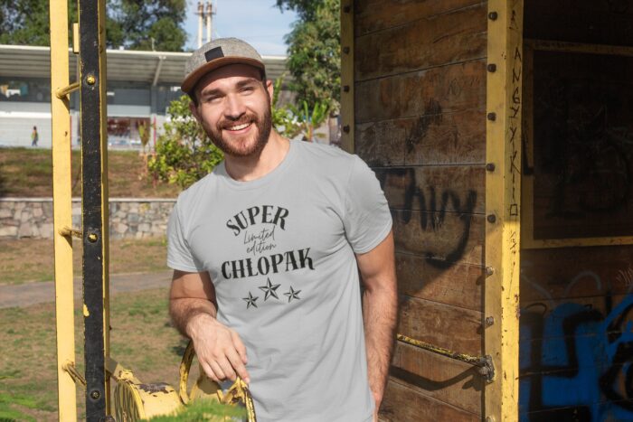 SUPER CHŁOPAK- koszulka z nadrukiem - obrazek 6