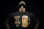 TODAY IS A BEER DAY- koszulka z nadrukiem - obrazek 4
