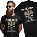 JAM JEST MECHANIK- koszulka z nadrukiem - obrazek 2