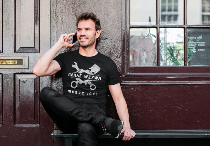 GARAŻ WZYWA- koszulka z nadrukiem - obrazek 3