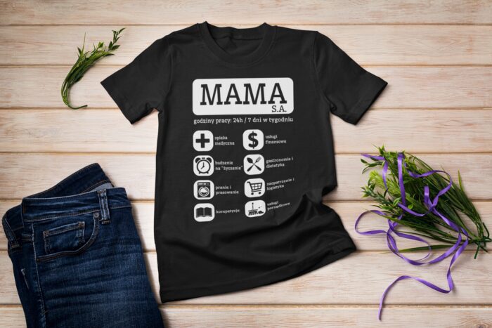 MAMA- koszulka z nadrukiem - obrazek 4