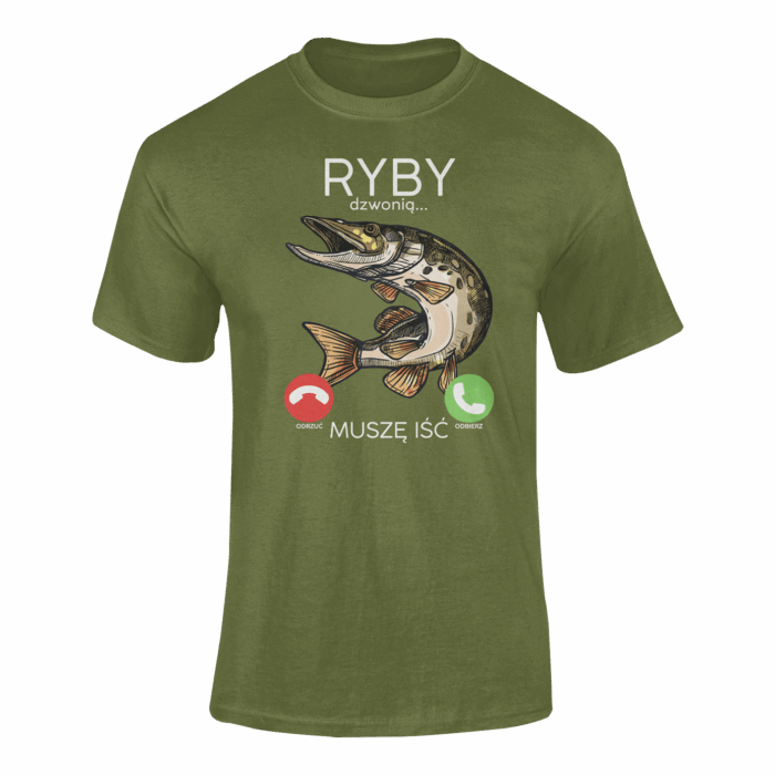 Koszulka T-shirt PREZENT DLA WĘDKARZA - obrazek 4