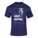SHEEP HAPPENS- koszulka z nadrukiem - obrazek 6