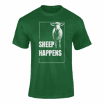 SHEEP HAPPENS- koszulka z nadrukiem - obrazek 5