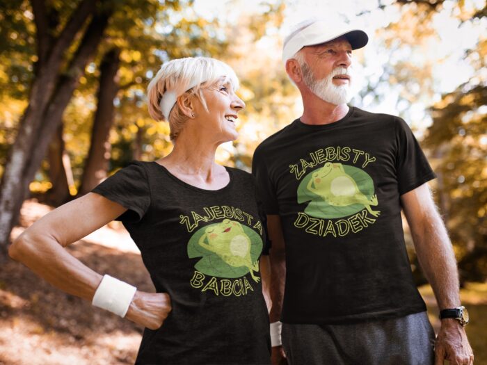 ŻAJEBISTA BABCIA- koszulka z nadrukiem - obrazek 3