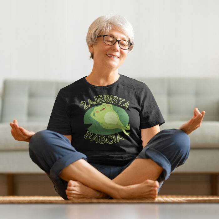 ŻAJEBISTA BABCIA- koszulka z nadrukiem - obrazek 4