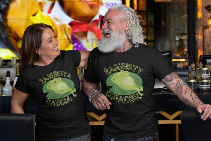 ŻAJEBISTY DZIADEK- koszulka z nadrukiem - obrazek 3