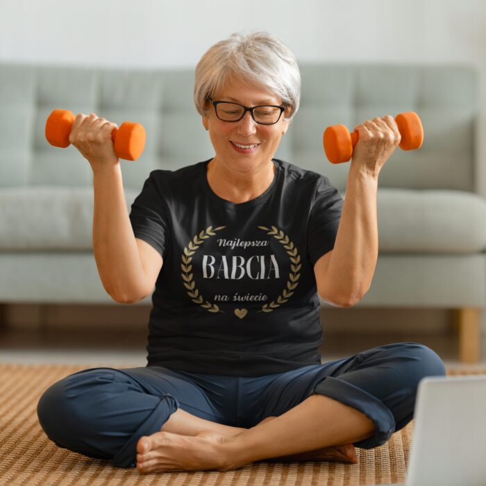 NAJLEPSZA BABCIA NA ŚWIECIE- koszulka z nadrukiem - obrazek 4