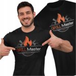 GRILL MASTER- koszulka z nadrukiem - obrazek 2