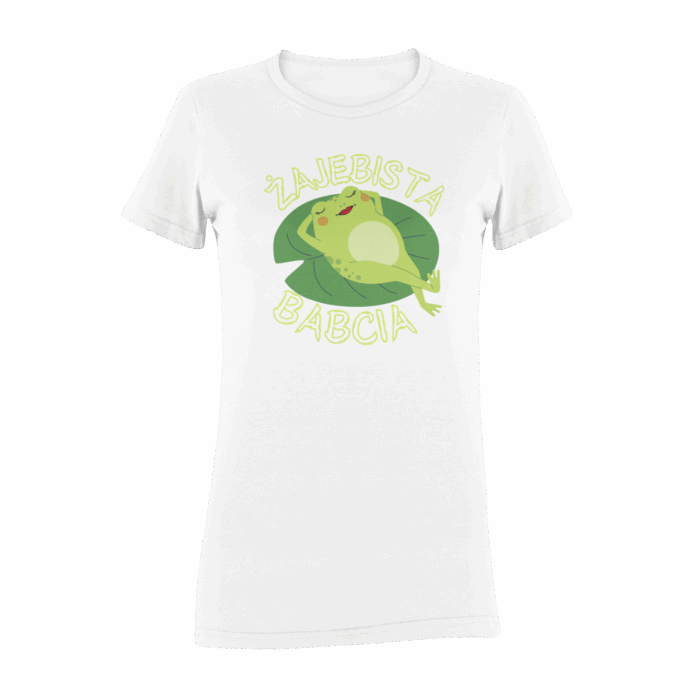 ŻAJEBISTA BABCIA- koszulka z nadrukiem - obrazek 5
