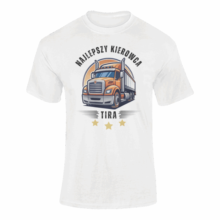 NAJLEPSZY KIEROWCA TIRA- koszulka z nadrukiem - obrazek 5