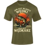 JAM JEST WĘDKARZ - koszulka z nadrukiem - obrazek 3
