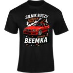 WAŻNE ZE BEEMKA - Śmieszna koszulka dla kierowcy, fana BMW