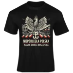 KOSZULKA PATRIOTYCZNA - NIEPODLEGŁA POLSKA Z ORŁEM BIAŁYM