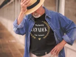 T-shirt koszulka DLA DZIADKA prezent DZIEŃ BABCI I DZIADKA bawełna 100% S - obrazek 2