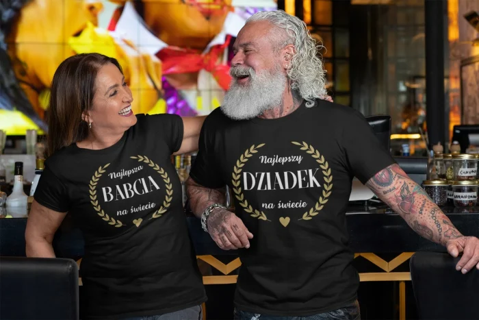 Koszulka damska DLA BABCI prezent NA DZIEŃ BABCI I DZIADKA bawełna 100% S - obrazek 5