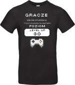 T-Shirt koszulka prezent DLA GRACZA na 18 20 30 40 50 60 DOWOLNY ROK - obrazek 2