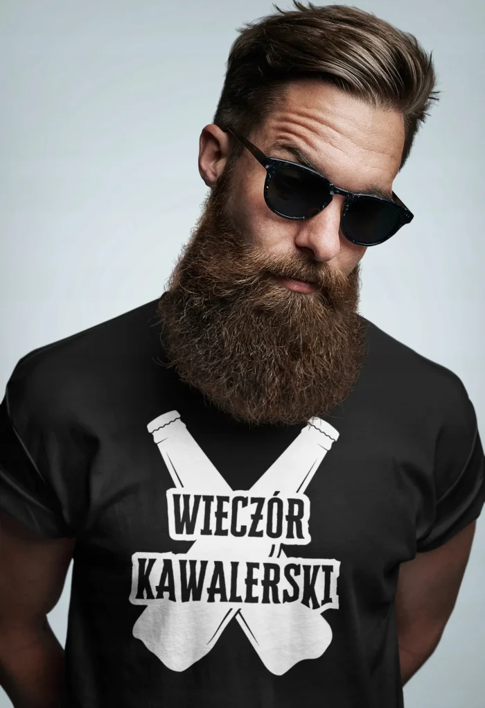 Koszulka T-shirt WIECZÓR KAWALERSKI impreza PIWO ekipa PANA MŁODEGO - obrazek 2
