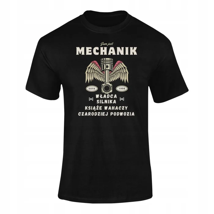 Koszulka T-shirt PREZENT DLA MECHANIKA dla niego chłopaka ojca męża S - obrazek 2