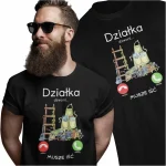 Koszulka T-shirt PREZENT DLA DZIAŁKOWCA OGRODNIKA dla niego ojca męża S