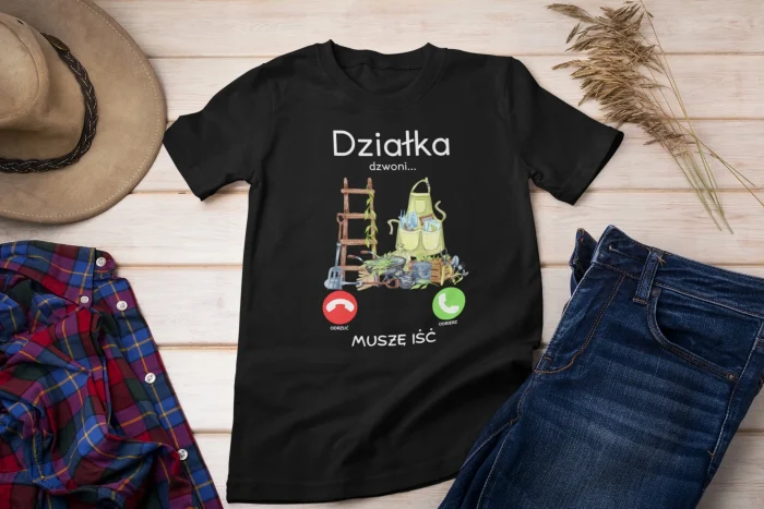 Koszulka T-shirt PREZENT DLA DZIAŁKOWCA OGRODNIKA dla niego ojca męża S - obrazek 4