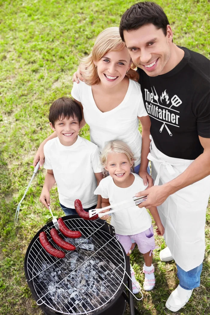 Koszulka T-shirt GRILLFATHER prezent dla męża majówka na GRILLA taty S - obrazek 3