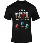 KOSZULKA MĘSKA t-shirt PREZENT DLA TATY na DZIEŃ OJCA - NAJLEPSZY TATA - obrazek 2