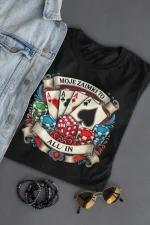 KOSZULKA MĘSKA POKER KASYNO MOJE ZAIMKI TO ALL IN PREZENT DLA POKERZYSTY S - obrazek 3