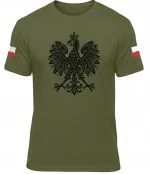 KOSZULKA PATRIOTYCZNA MĘSKA GODŁO ORZEŁ POLSKA HUSARIA DZIEŃ NIEPODLEGŁOŚCI - obrazek 3