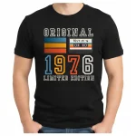 Koszulka męska PREZENT NA 50 URODZINY 1976 PIĘĆDZIESIĄTKĘ 50 LAT LIMITOWANY - obrazek 3