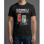 Koszulka męska GAMINGOWA - DLA GRACZA PREZENT SZANUJ STARSZYCH NINTENDO - obrazek 2
