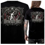 Koszulka Męska T-shirt MEMENTO MORI Gotyk Śmierć Czaszki Mroczna