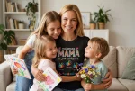 PREZENT DLA MAMY z okazji NA DZIEŃ MATKI KOSZULKA DAMSKA PERSONALIZOWANA - obrazek 3