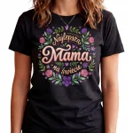 PREZENT NA DZIEŃ MAMY MATKI KOSZULKA 100% BAWEŁNA "NAJLEPSZA MAMA <3" - obrazek 2