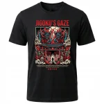 Koszulka Tshirt czarna 100% Bawełna Japonia Tokyo Oni Demon Piekło - obrazek 2