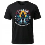 Koszulka Tshirt czarna 100% Bawełna Japonia Tokyo Samuraj Bonsai Ogród - obrazek 2