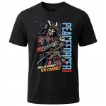 Koszulka Tshirt czarna 100% Bawełna Japonia Tokyo Samuraj Katana Shogun - obrazek 2