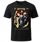 Koszulka Tshirt czarna 100% Bawełna Japonia Tokyo Samuraj Wojownik Katana - obrazek 2