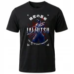 Koszulka Tshirt czarna 100% Bawełna Japonia Tokyo Iaijutsu Wojownik Katana - obrazek 2