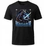 Koszulka Tshirt czarna 100% Bawełna Japonia Tokyo Samurai Wojownik Katana - obrazek 2