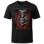 Koszulka Tshirt czarna 100% Bawełna Japonia Tokyo Samurai Bushido Wojownik - obrazek 2