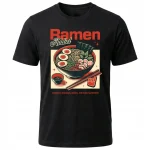 Koszulka Tshirt czarna 100% Bawełna Japonia Tokyo Ramen Nudle Japoński - obrazek 2