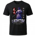 Koszulka Tshirt czarna 100% Bawełna Japonia Tokyo Samurai Iaijutsu Miecz - obrazek 2