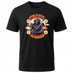 Koszulka Tshirt czarna 100% Bawełna Japonia Tokyo Samuraj Robot Assassin - obrazek 2