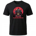 Koszulka Tshirt czarna 100% Bawełna Japonia Tokyo Samuraj Czaszka Ninja - obrazek 2